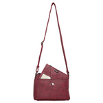 Load image into Gallery viewer, Kinsley Concealed Carry Crossbody With RFID Slim Wallet - Burgundy
