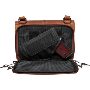 Jolene Concealed Carry Leather Crossbody Bag